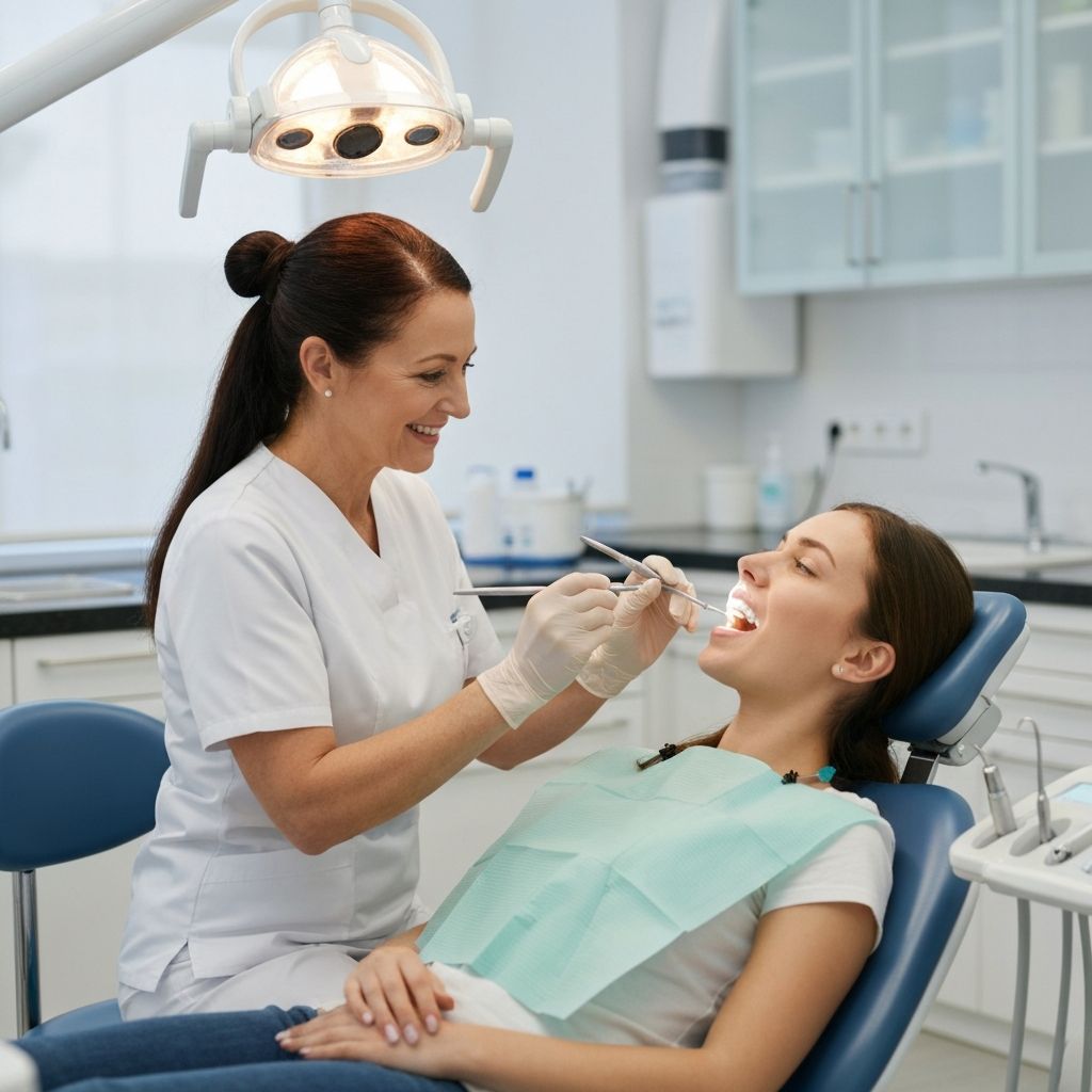 A consultation at Crown Dental Studio