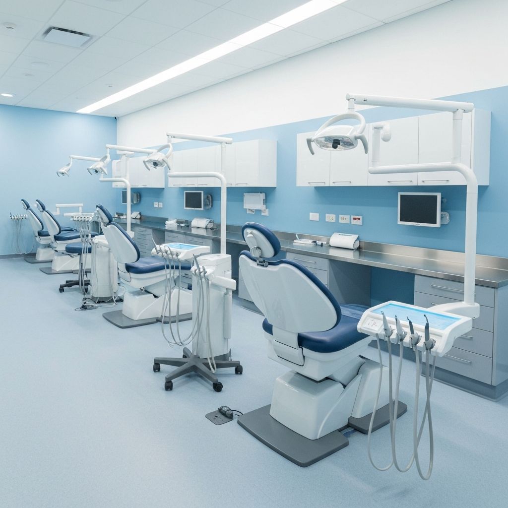 Treatment room at Crown Dental Studio